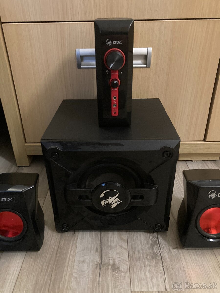 zostavu herných 2.1 reproduktorov Genius - 3
