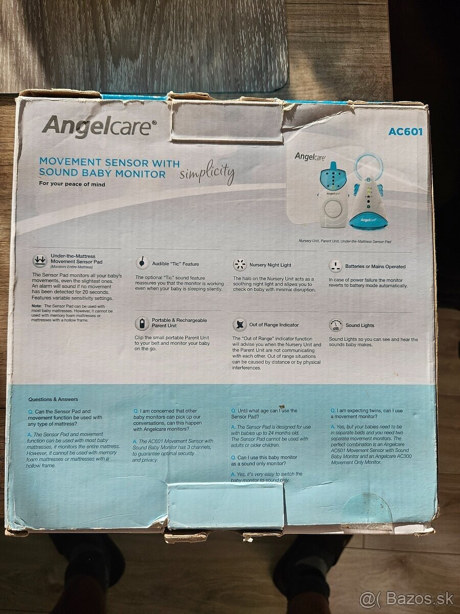 AngelCare - AC601 - monitor dychu - pestúnka - 3