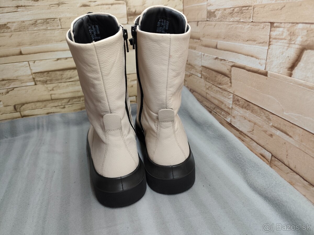 Ecco 41 - dámske celokožené čižmy - 3