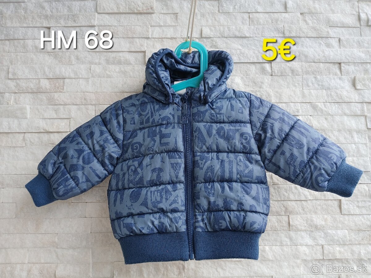 Chlapcenska zimna bunda 68 - dva druhy - 3