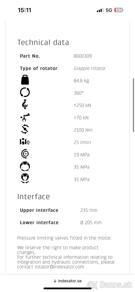 Rotator/Indexator IR 10 M20 - 3