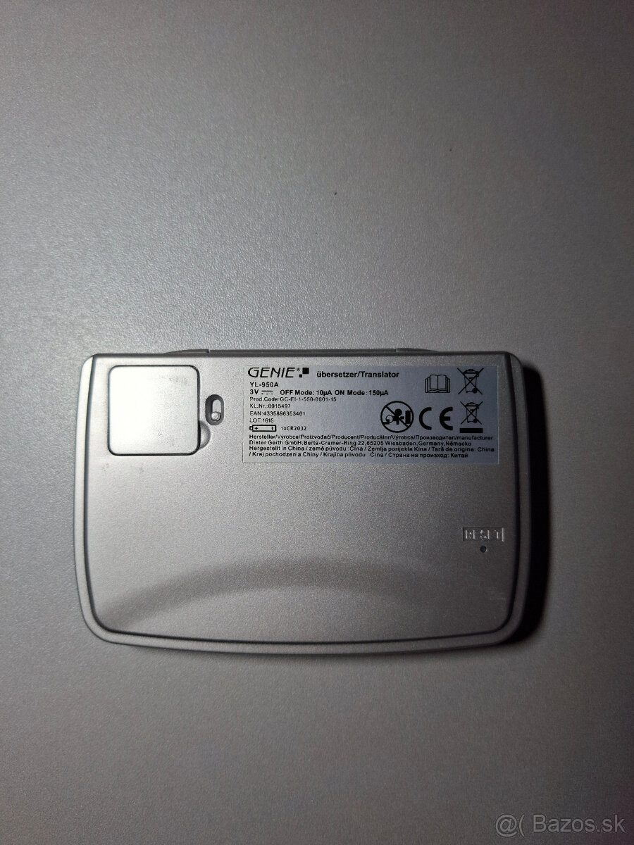 Multifunkčný prekladač Genie YL-950A - 3