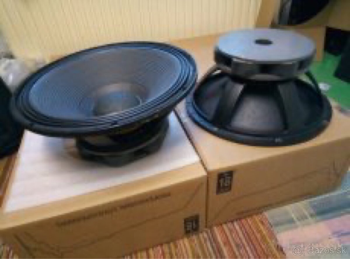 Predám nové 18" basaky AC akustika. 800W - 3