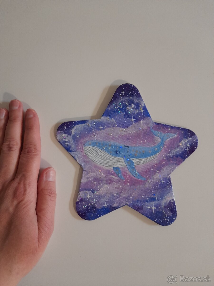 Akryl veľryba, vesmír - 3