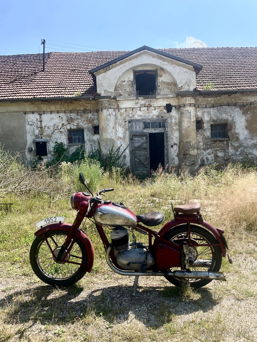 jawa perak 350 povodny autenticky stav s tp - 3