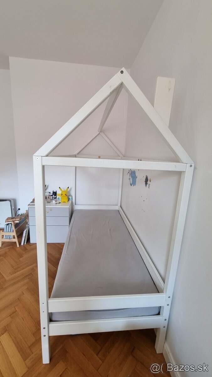 Detská domčeková posteľ 80x180cm - 3