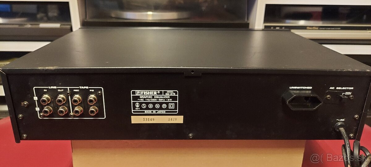 Predám vintage Equalizér Fisher EQ-275 - 3