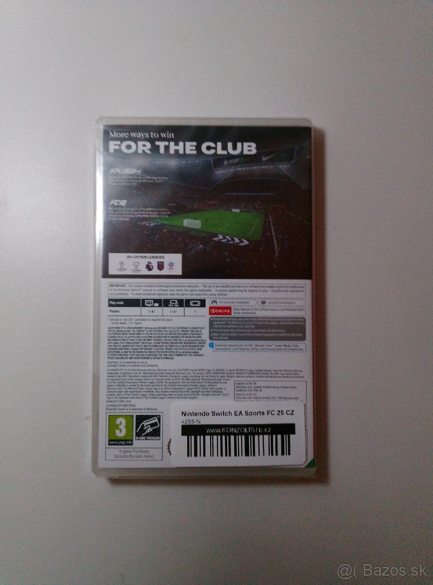 FC25 - Nintendo switch s českými titulkami - 3