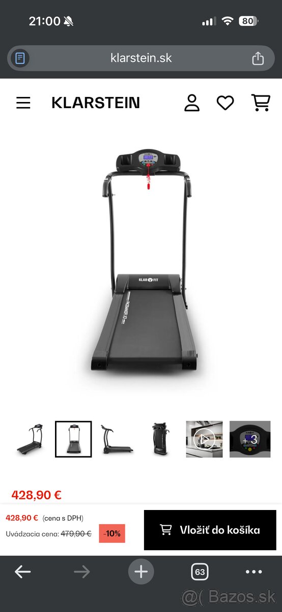 Klarstein Pacemaker X3 bežecký pás - 3