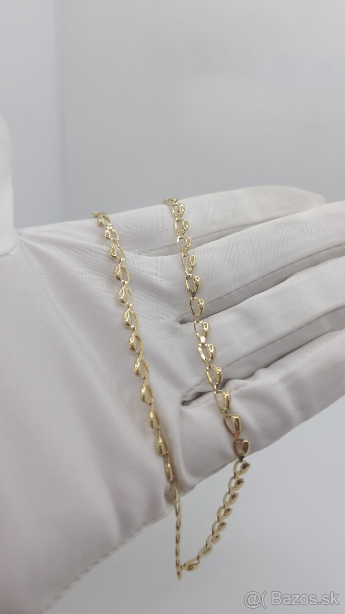 Zlatý clankovy náhrdelník 2 - 3