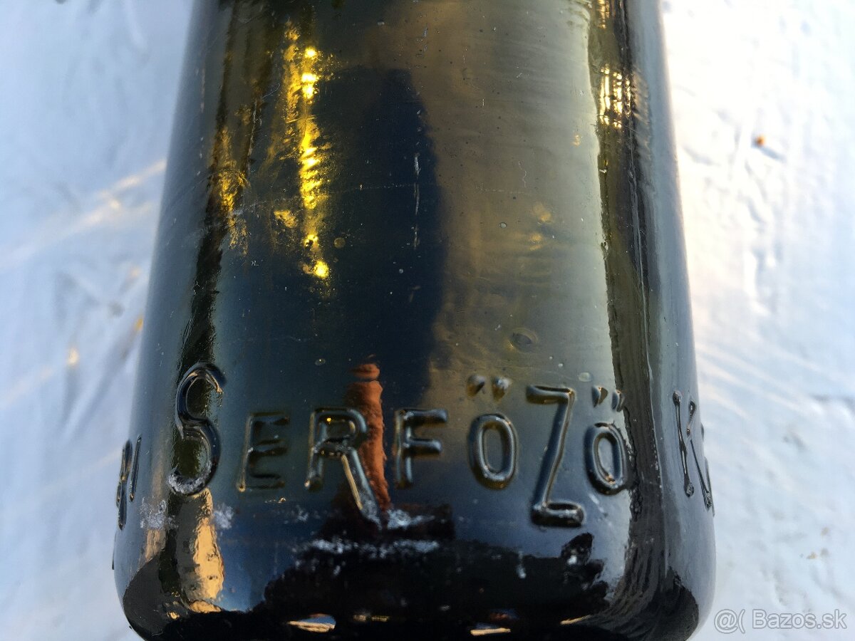 Staré pivové flaše s nápisom - 3