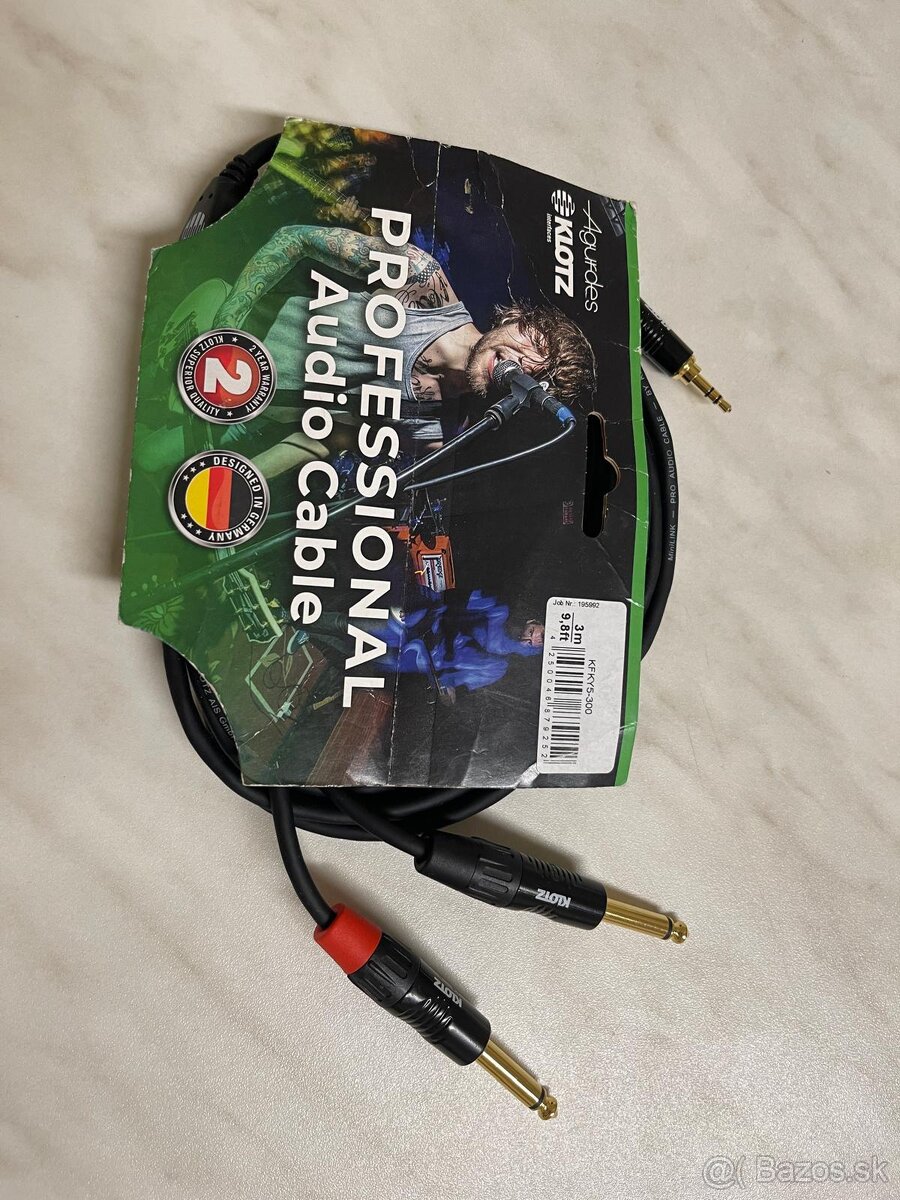 Káble audio zariadenia, 3m, 9,8ft , new - 3