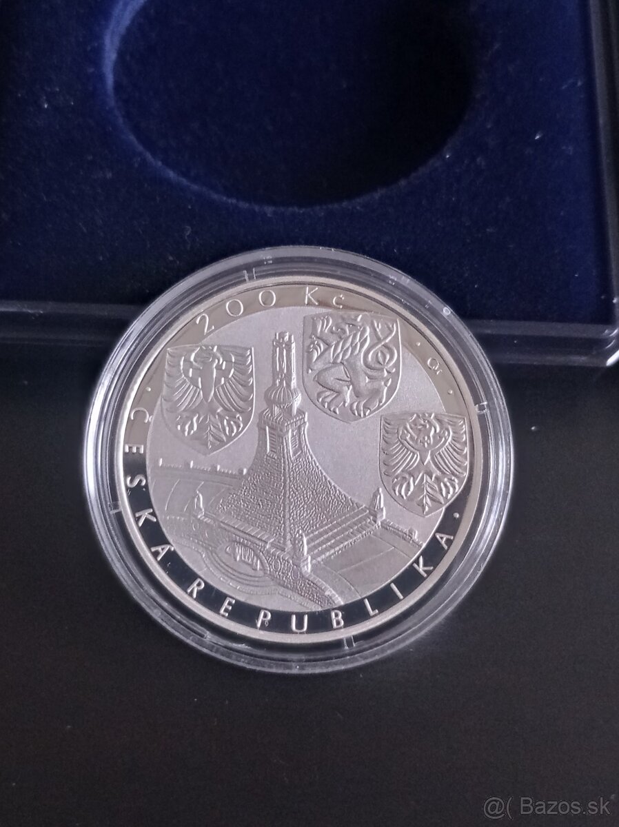 Strieborné mince 200 korún PROOF - 3