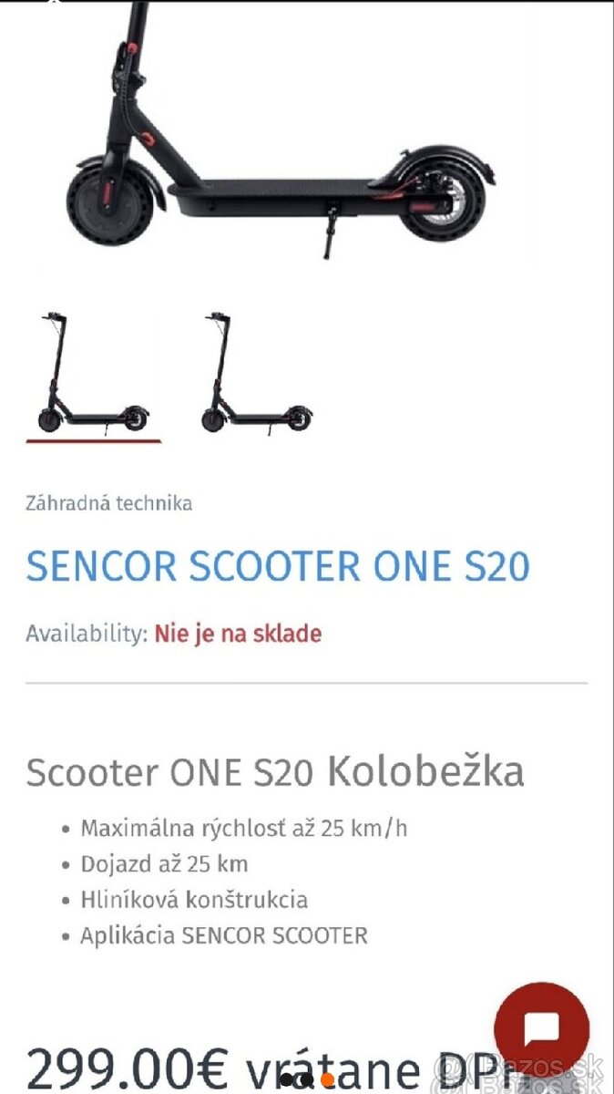 Elektrická kolobežka Sencor One - 3