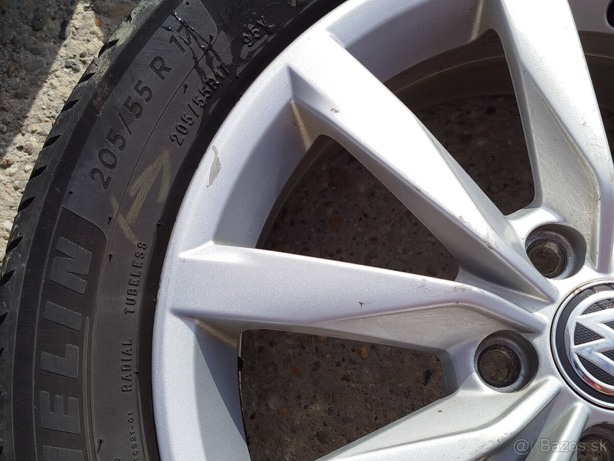 Originálne elektróny VW R17 5x112 (model Dijon) - 3