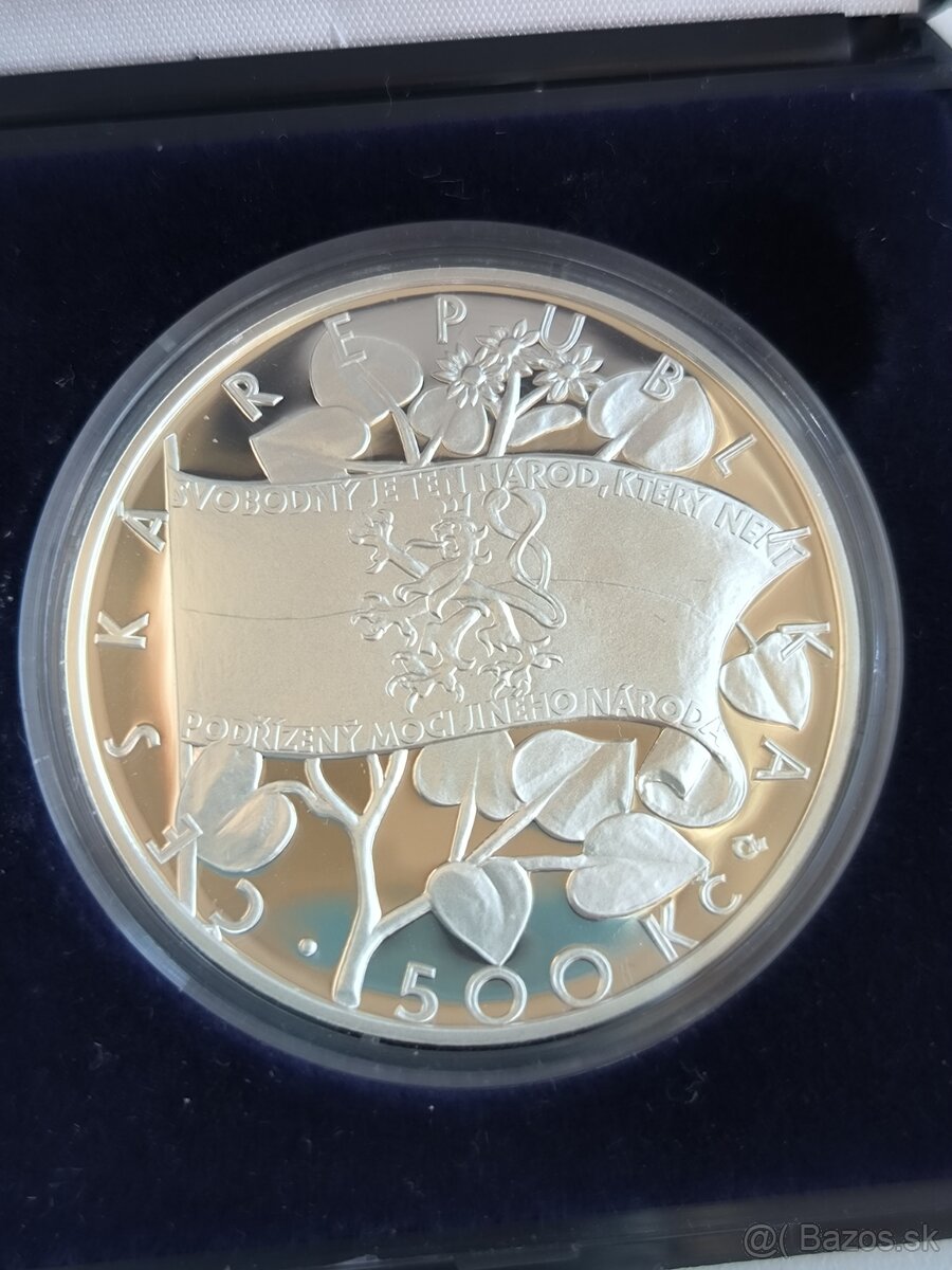 Strieborné mince 500 Kč 1916-2016 Československo - PROOF - 3