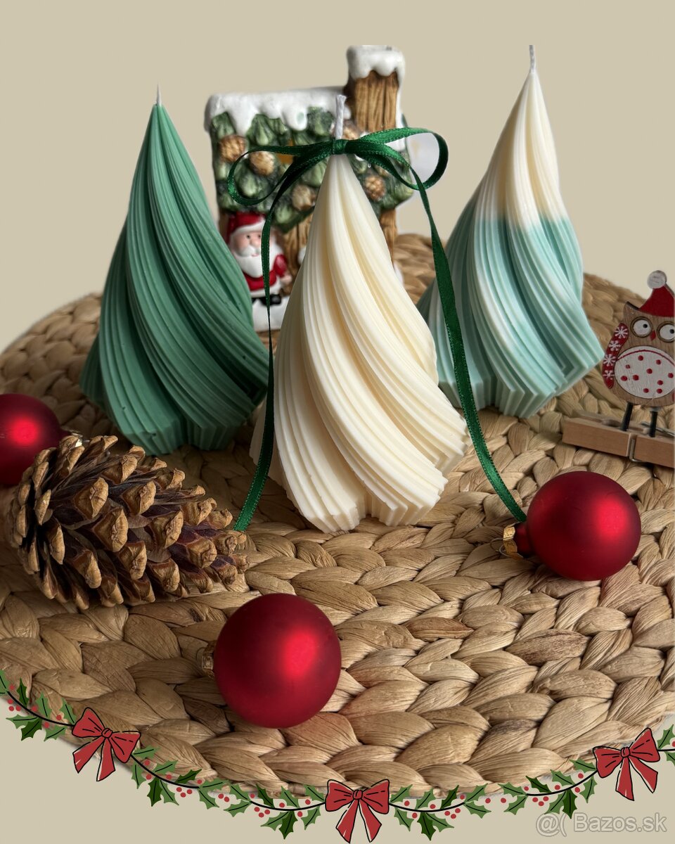 Sójová sviečka “Vianočný stromček” - 3