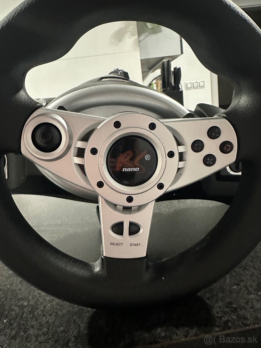 Herný pretekársky volant NanoRS - 3