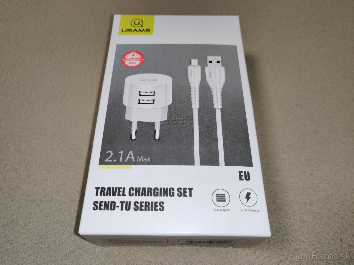 Preedám novú nabíjačku s káblom usb micro usb. - 3
