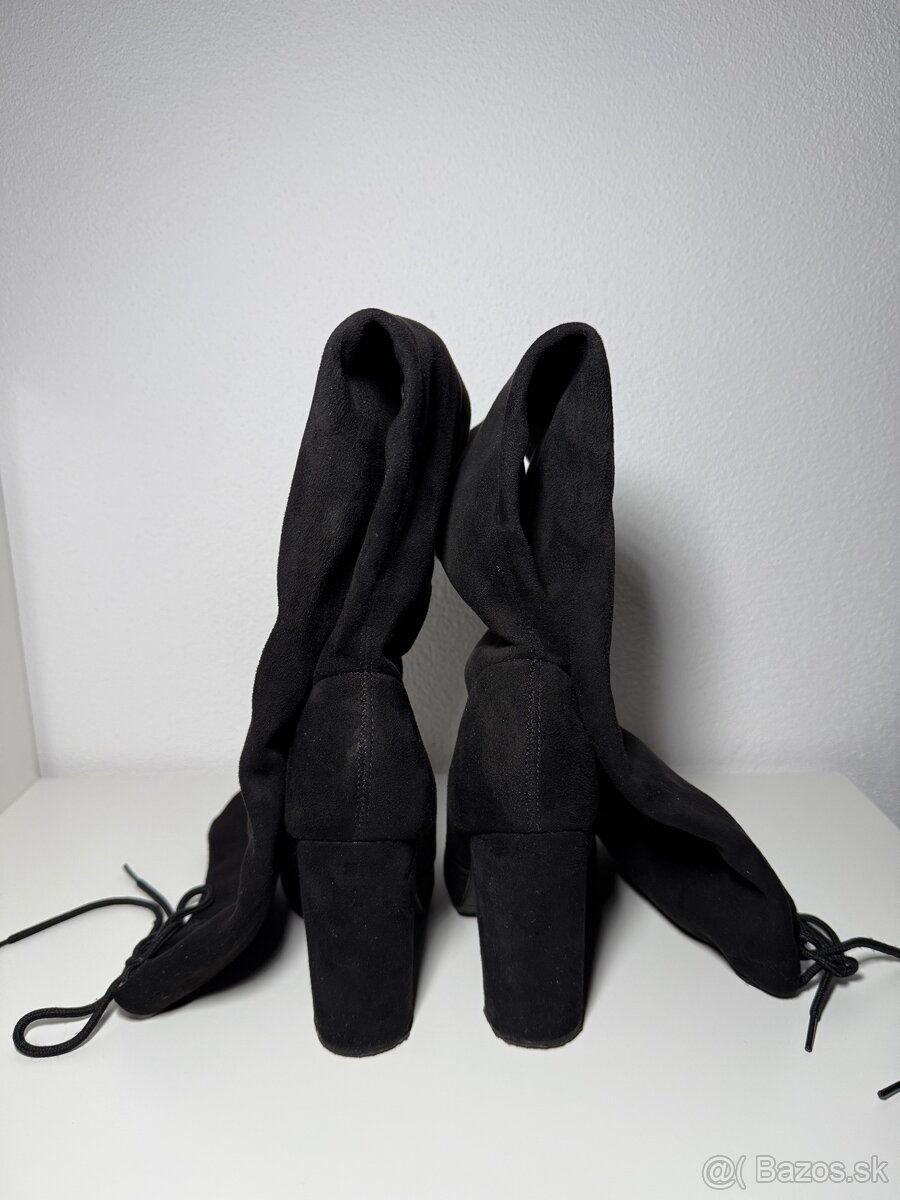 Semišové botfordy čižmy - 3