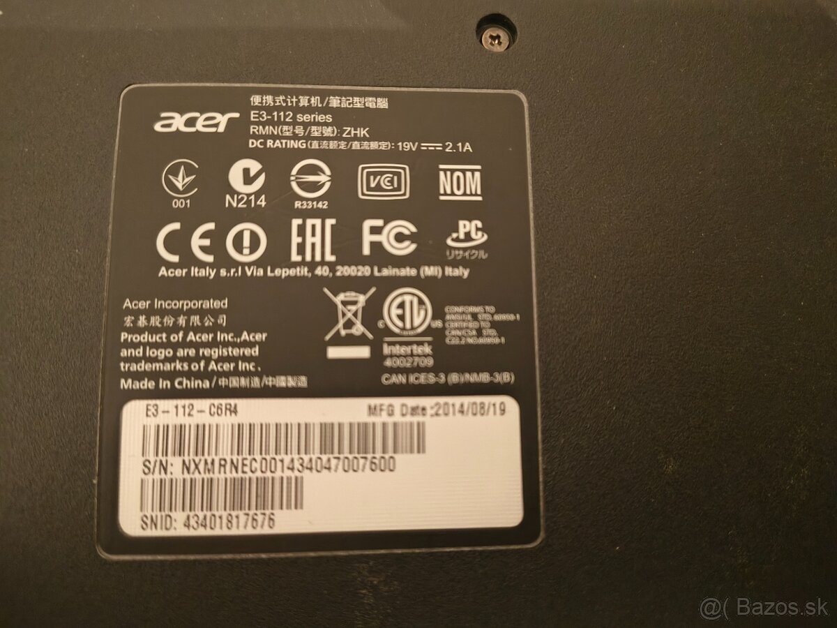 acer aspire e11 - 3