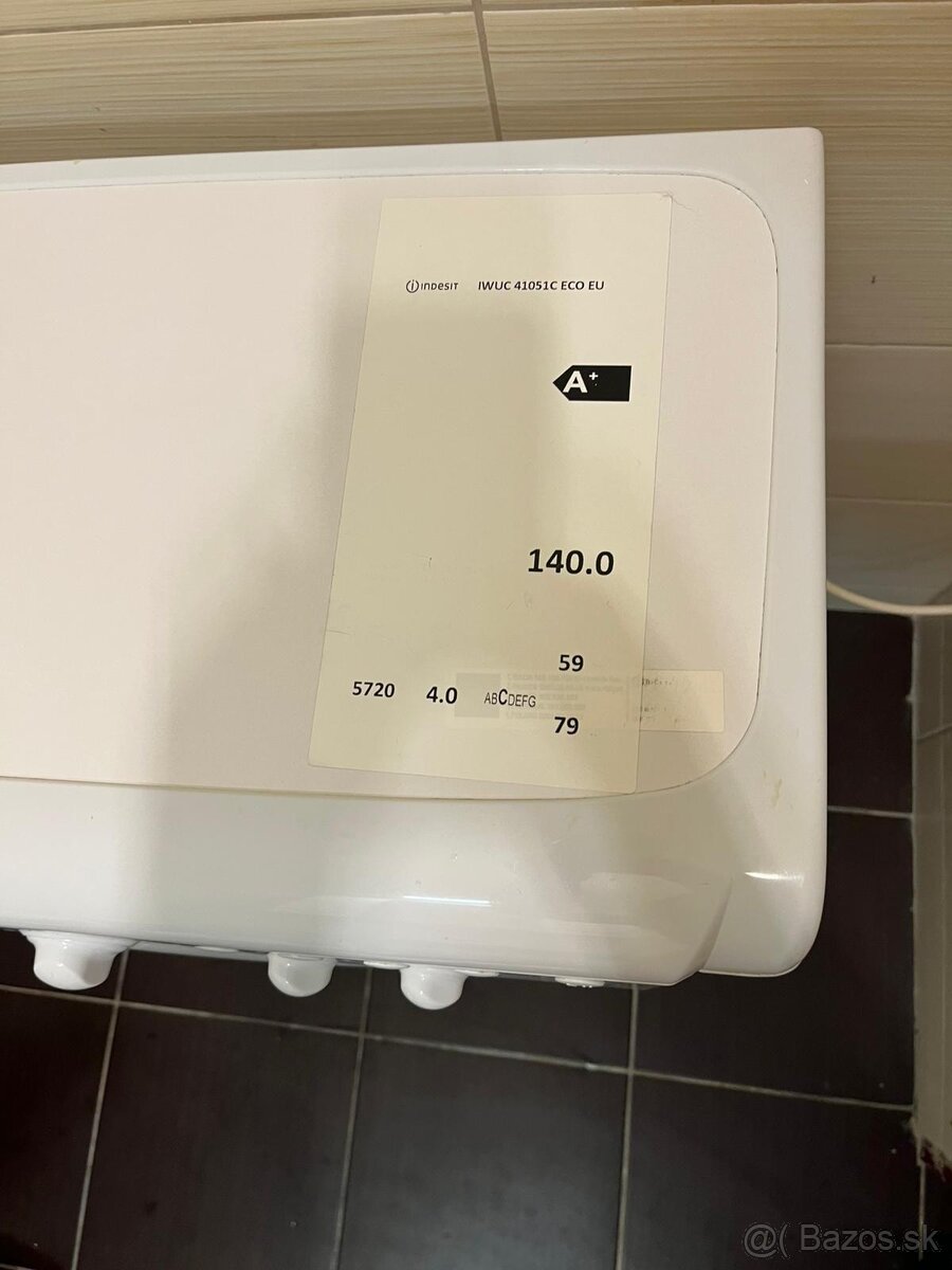 Práčka Indesit-4kg,A+ - 3