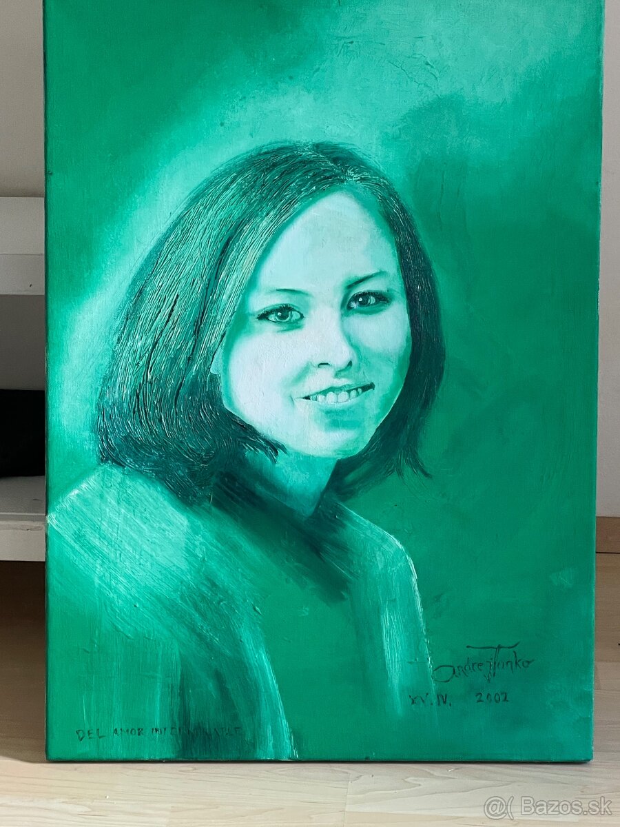 Obraz olejomalba ručne maľované portrét - 3