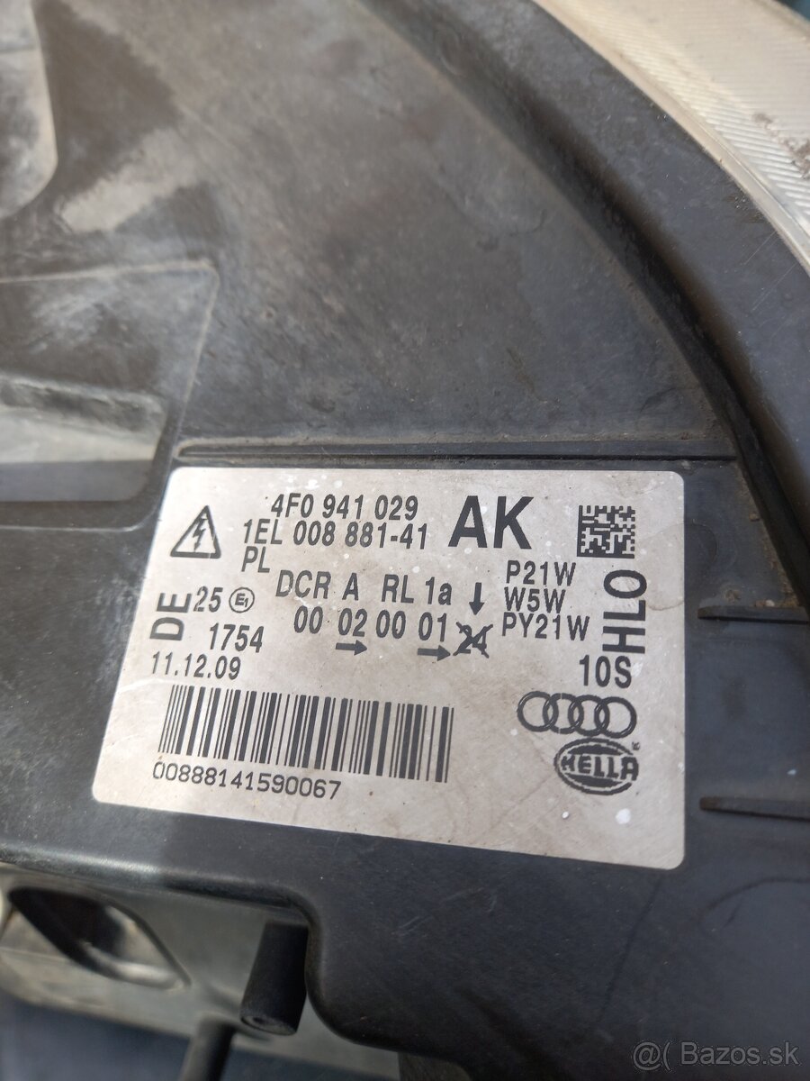 Xenon svetlo ľavý na Audi A6, 4F0941029 - 3
