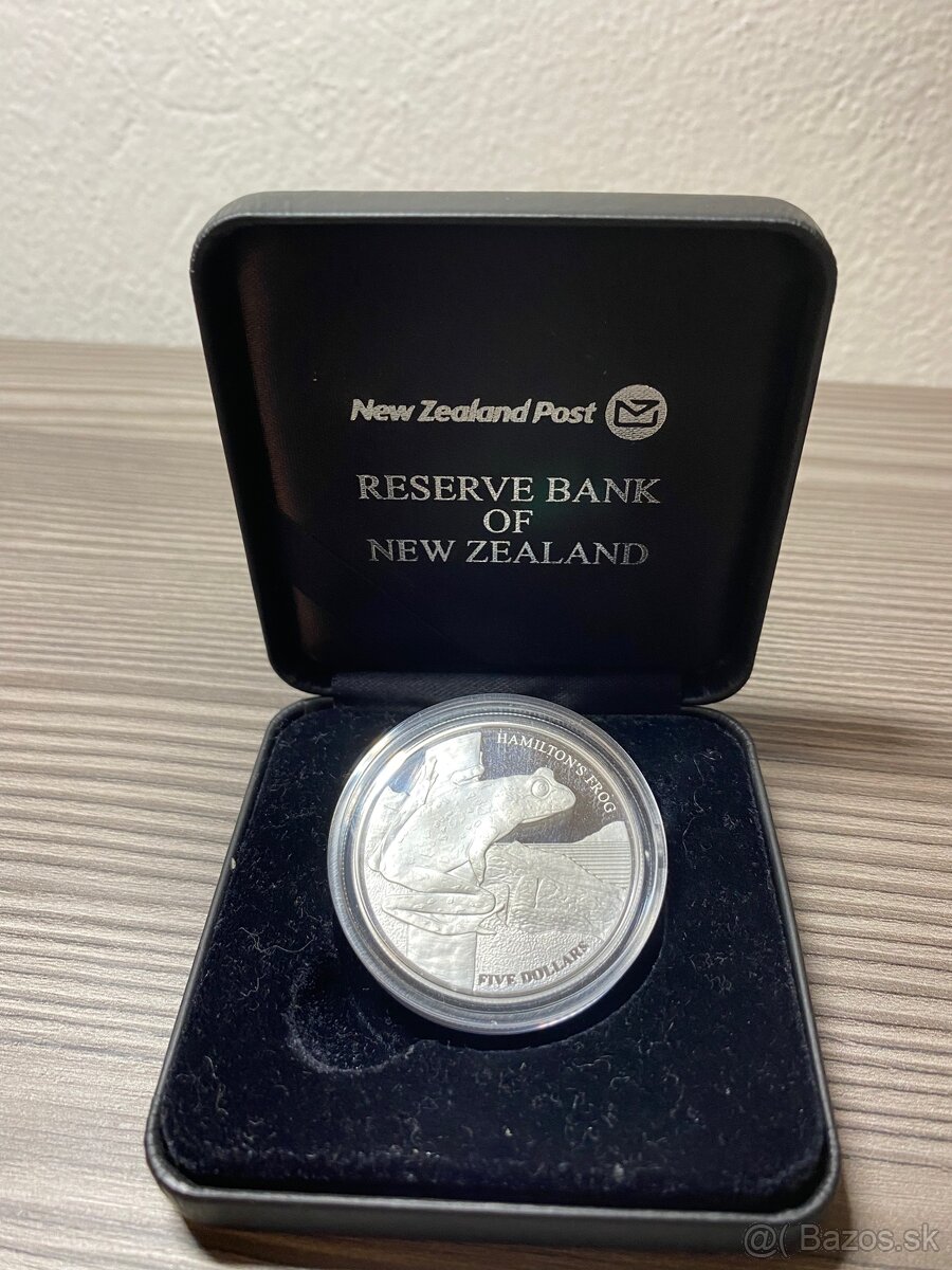 Hamilton's frog Strieborná minca - 3