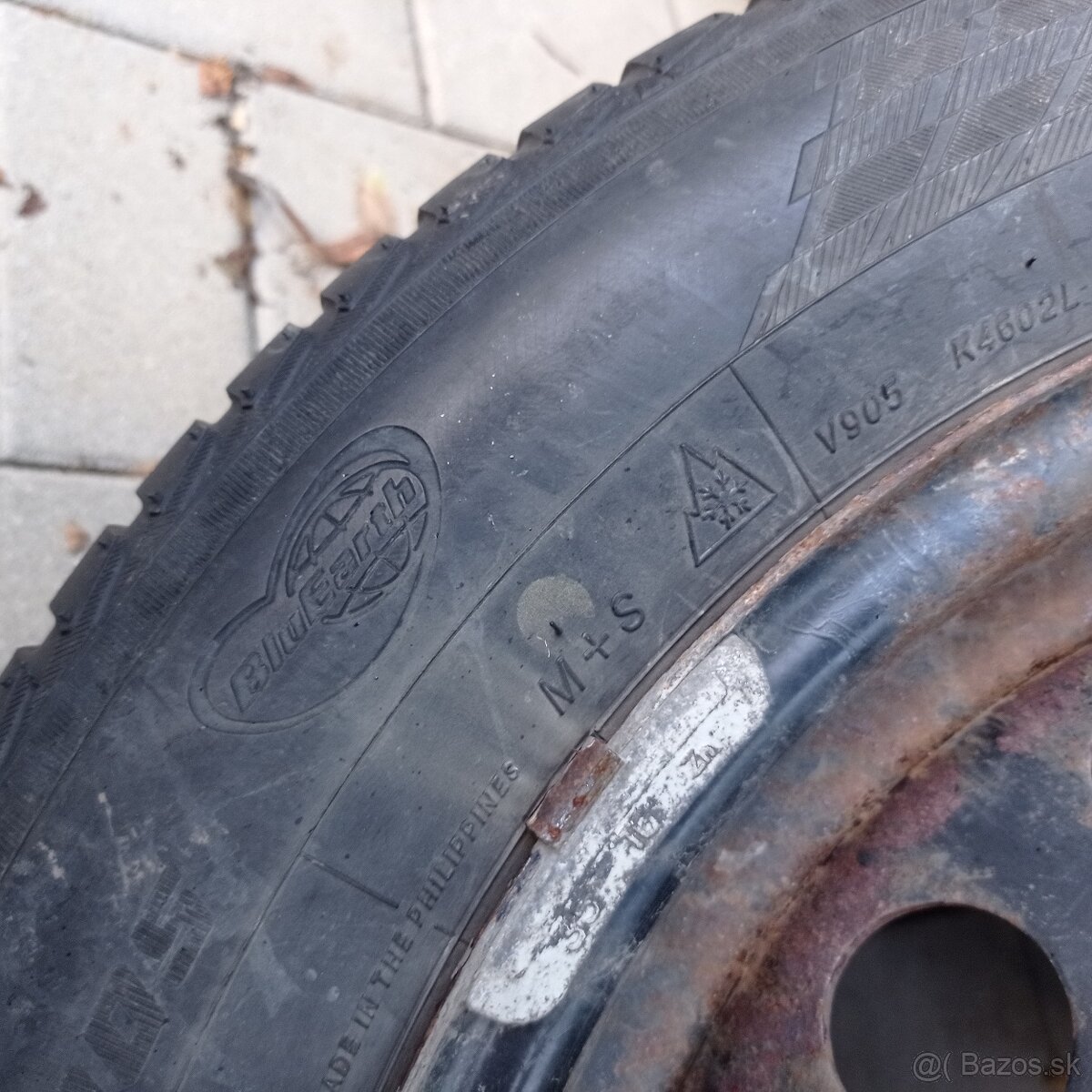 Sada zimných pneumatík na plechových diskoch - 3