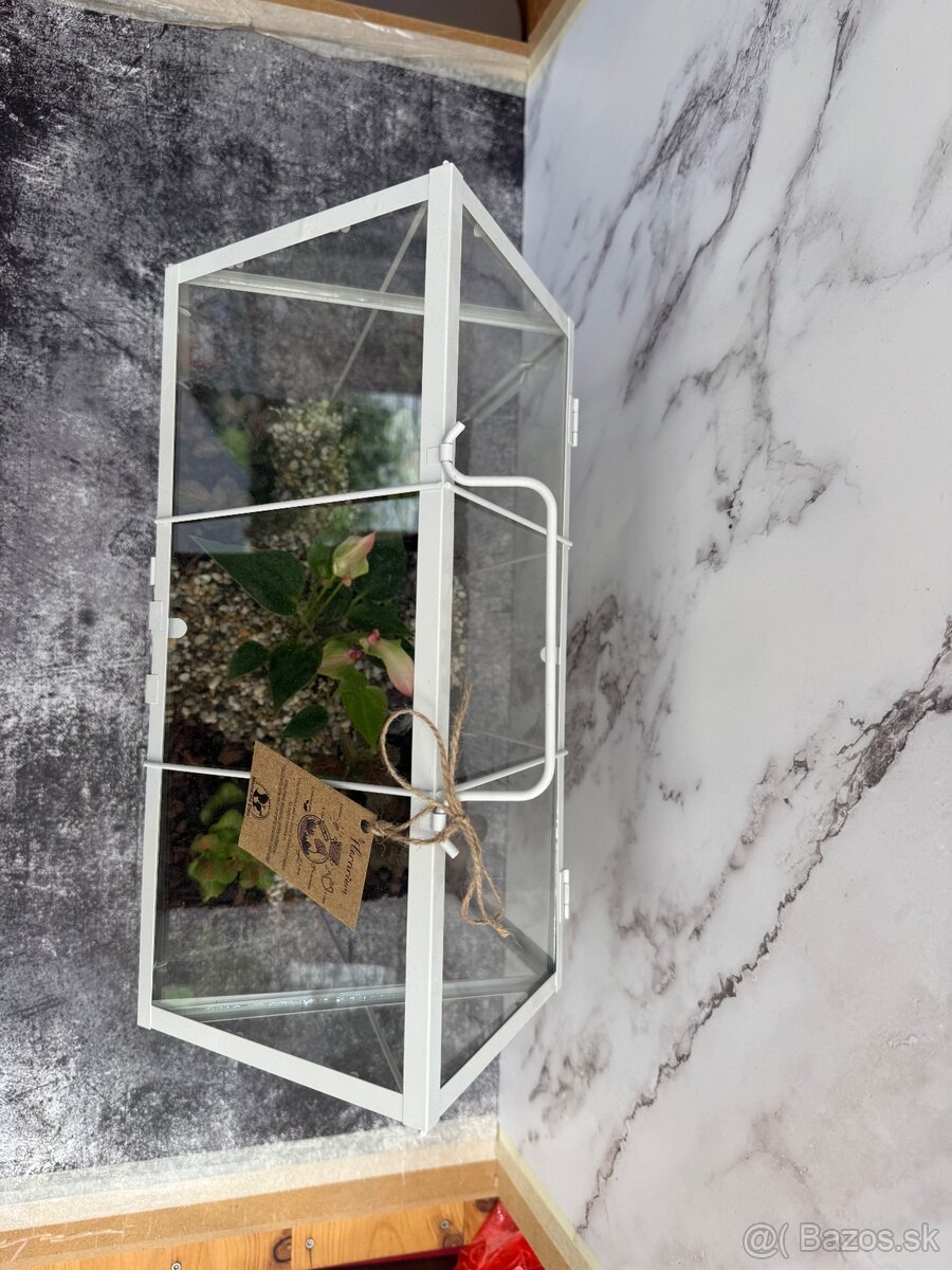 Rastlinné terarium, biosféra, Florárium domček - 3