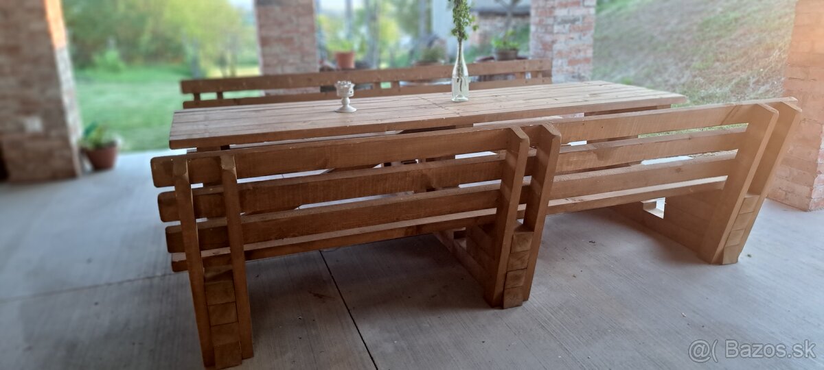Drevený záhradný nábytok - 3