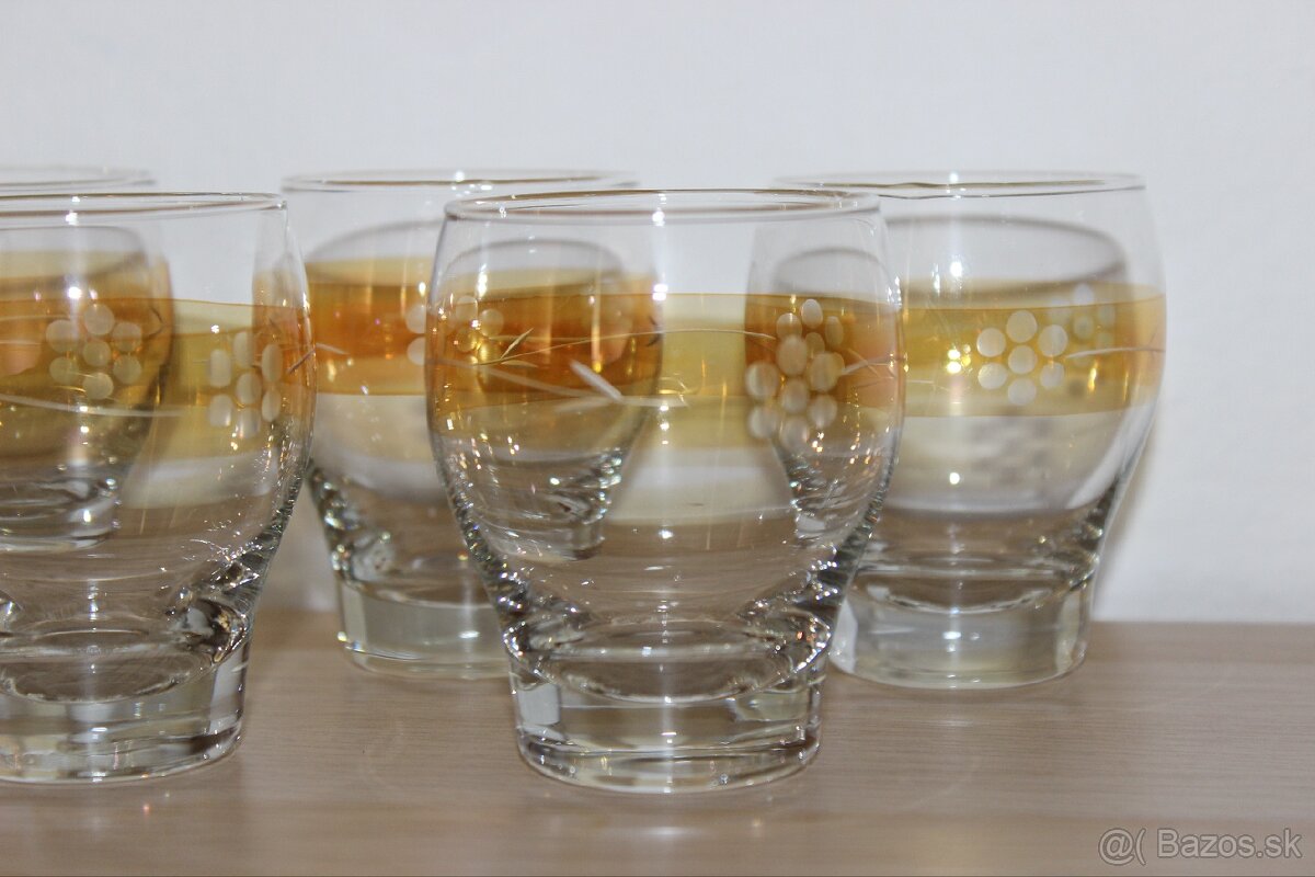 Set vintage pohárov - 3