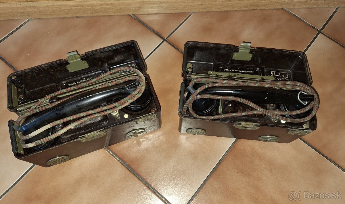 Staré vojenské polne telefony - 3