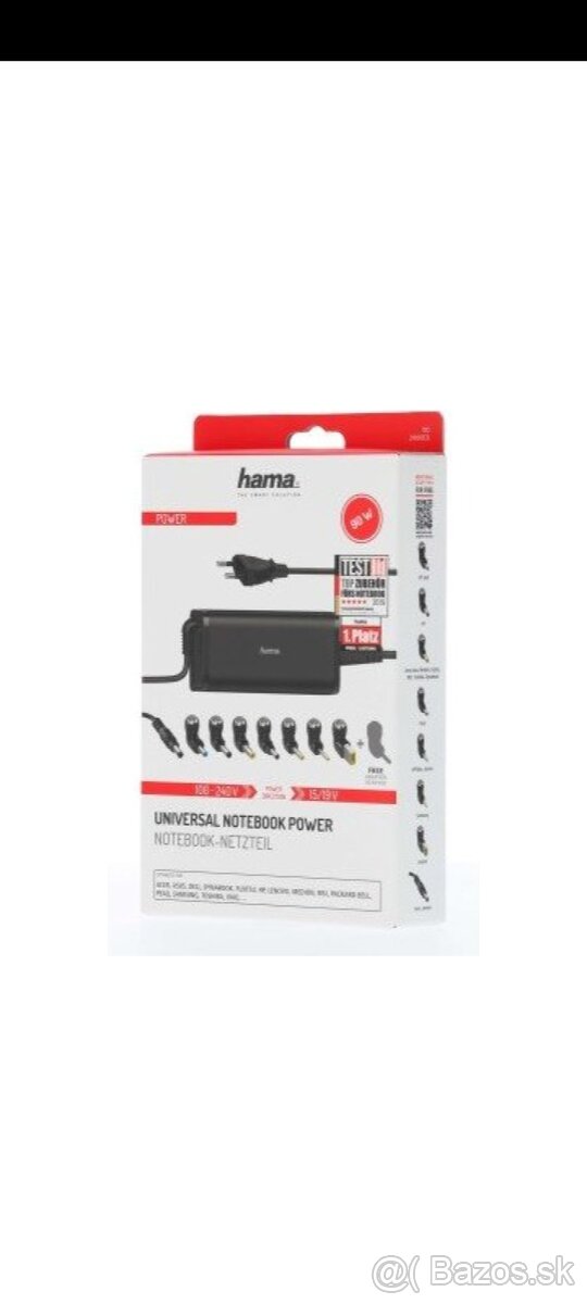 Predám Hama univerzálny napájací adaptér pre notebook - 3