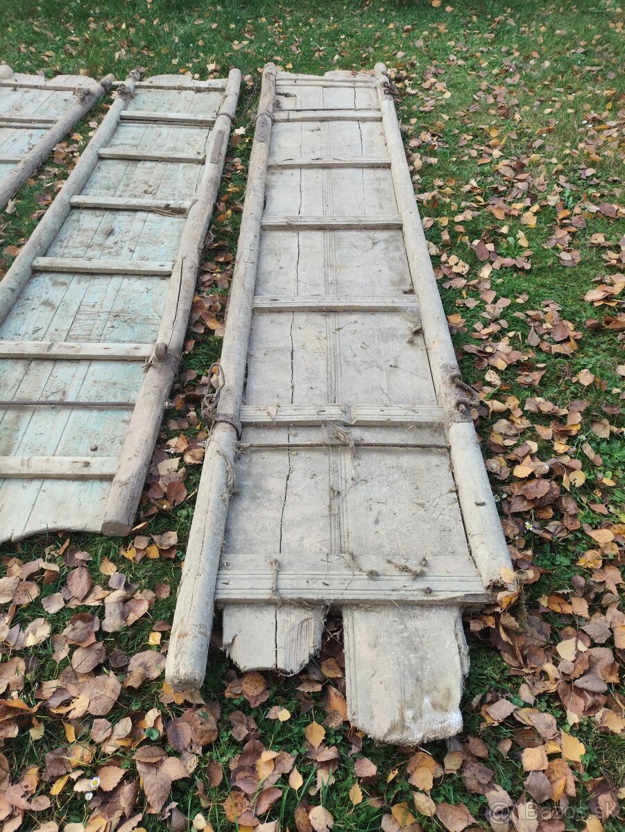 Starý drevený konský voz - časti - 3