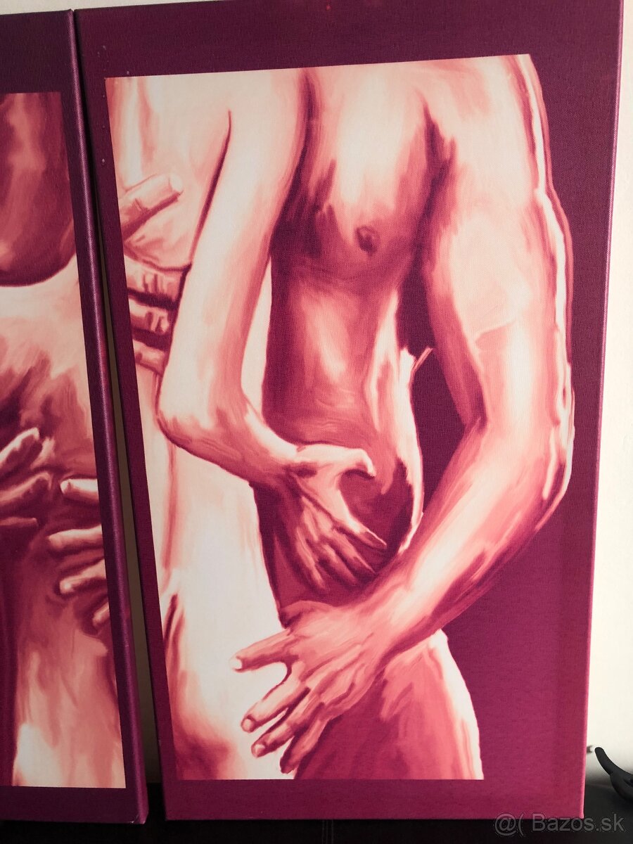 3 obrazy motiv muz zena laska - 3