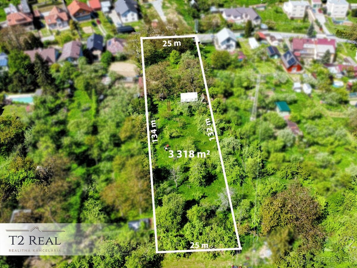 STAVEBNÝ POZEMOK - ZA KALVÁRIOU, PREŠOV, 3318 m2 - 3