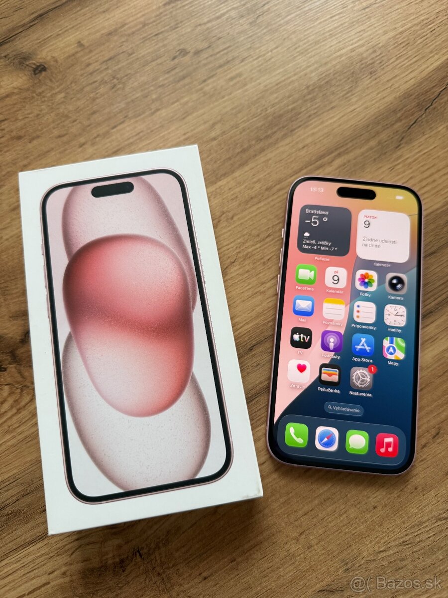 iPhone 15 ružový 128 GB - 3