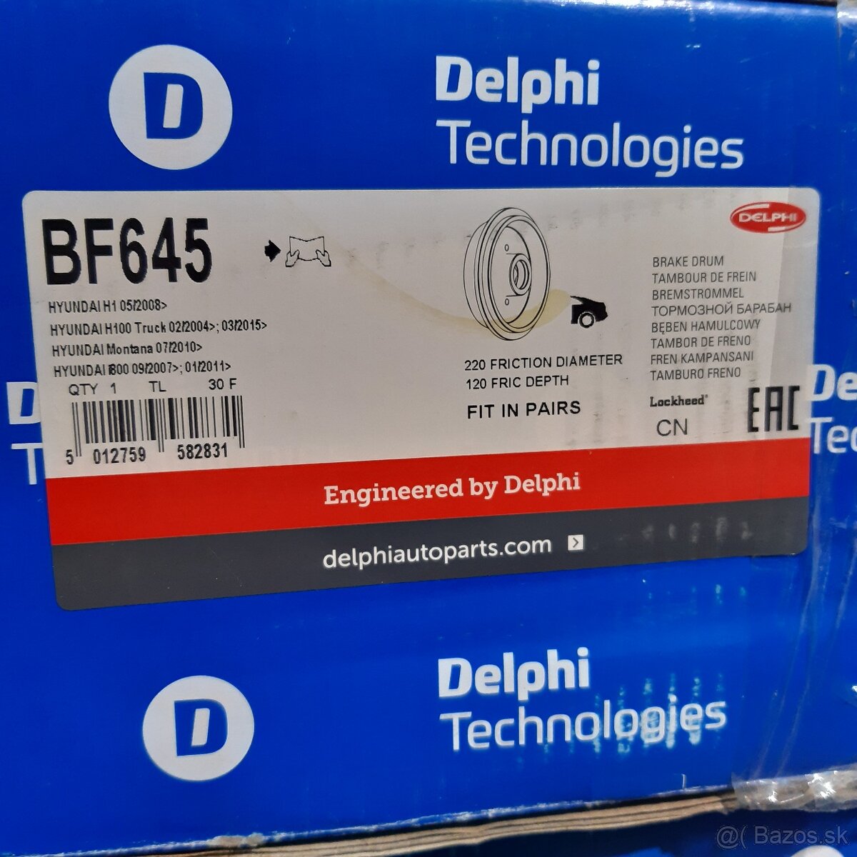 Hyundai H1/H100 brzdový bubon zadný - 3