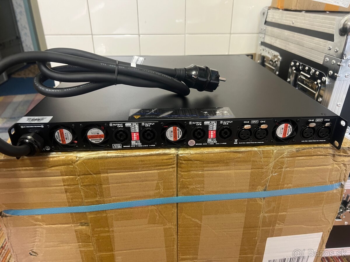 Predám nový zosilňovač 4x5000W - 3