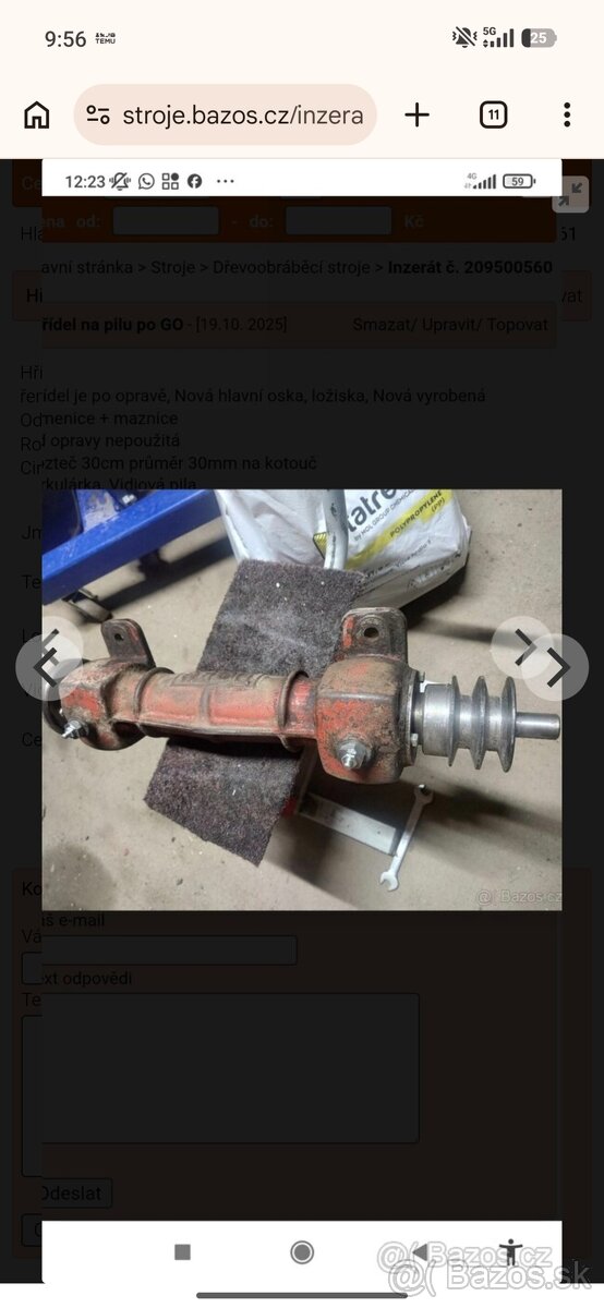 Hřídel na pilu po go - 3