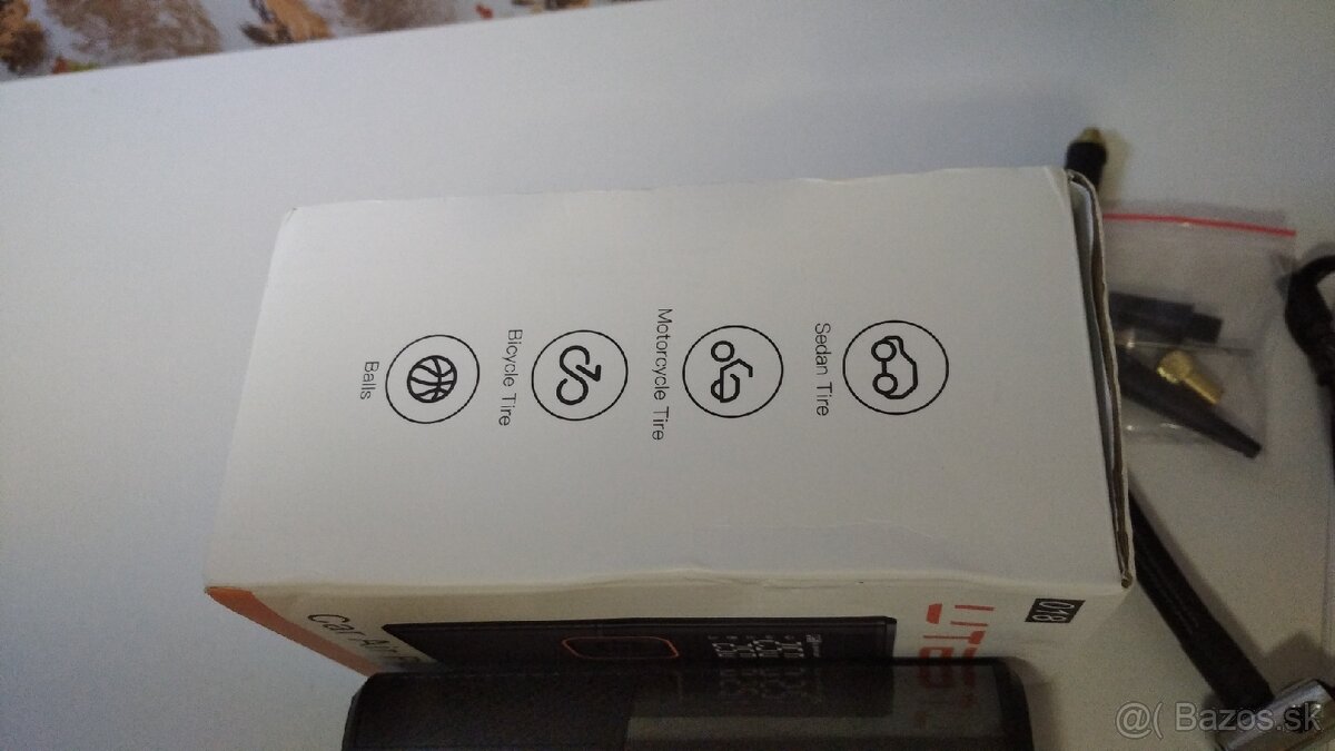 Bezdrôtový elektrický automatický kompresor + LED svetlo. - 3