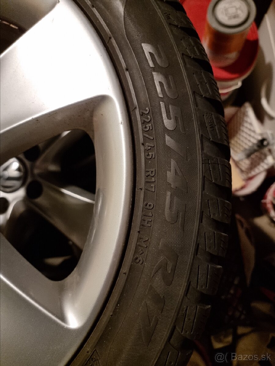 Vw elektrony + zimné pneu 225/45 R17 - 3