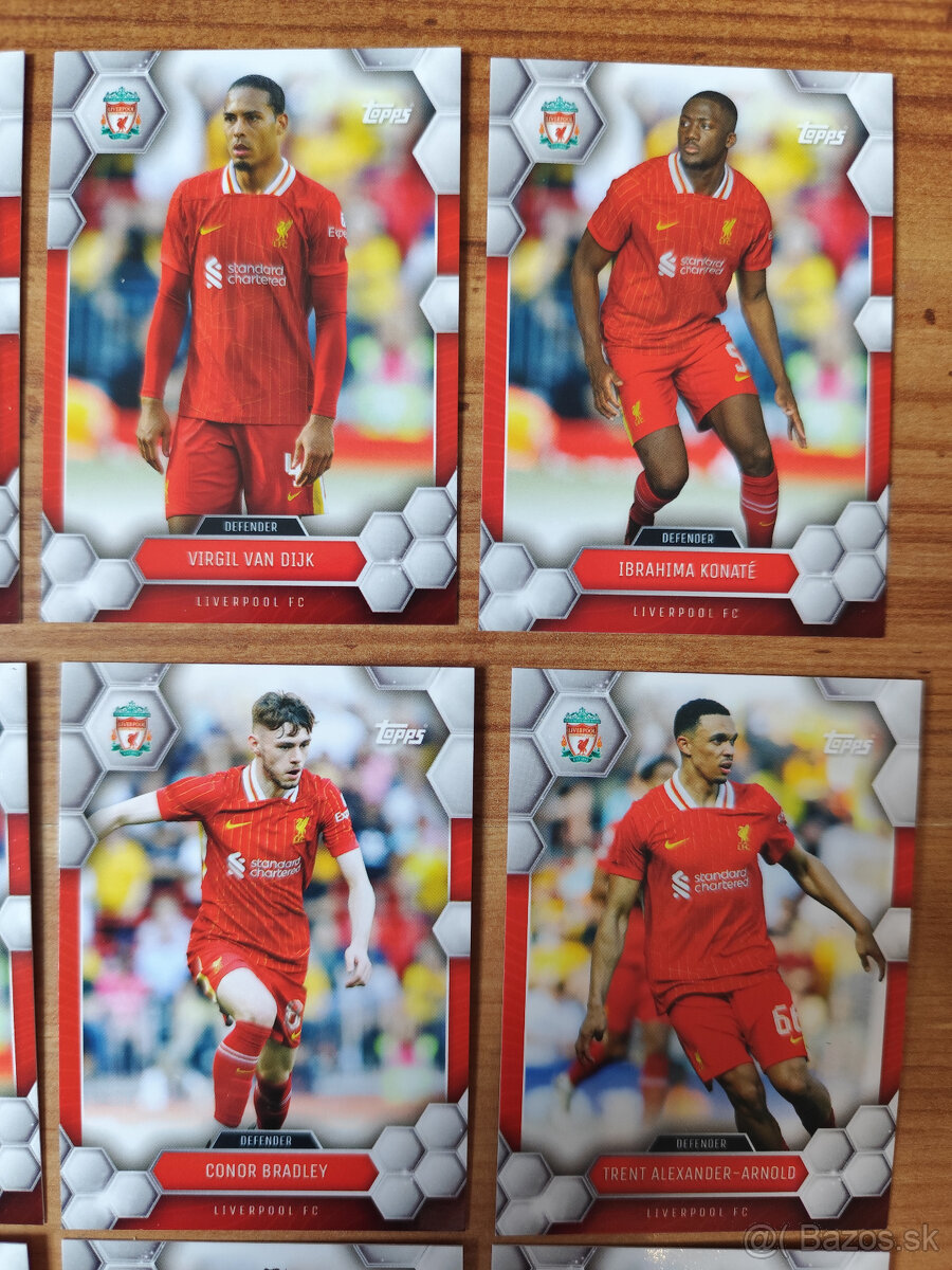 Futbalové kartičky - Liverpool - 3