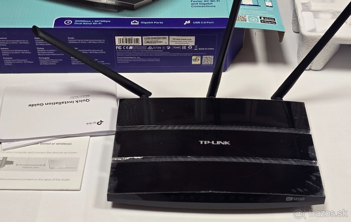 Router TP-Link Archer C1200, 867 Mbps na 5GHz a 2,4Ghz - 3