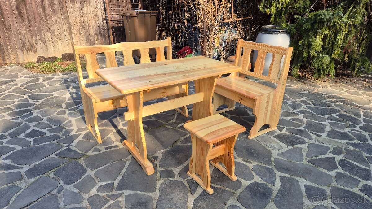 súprava lavica a stolík - 3