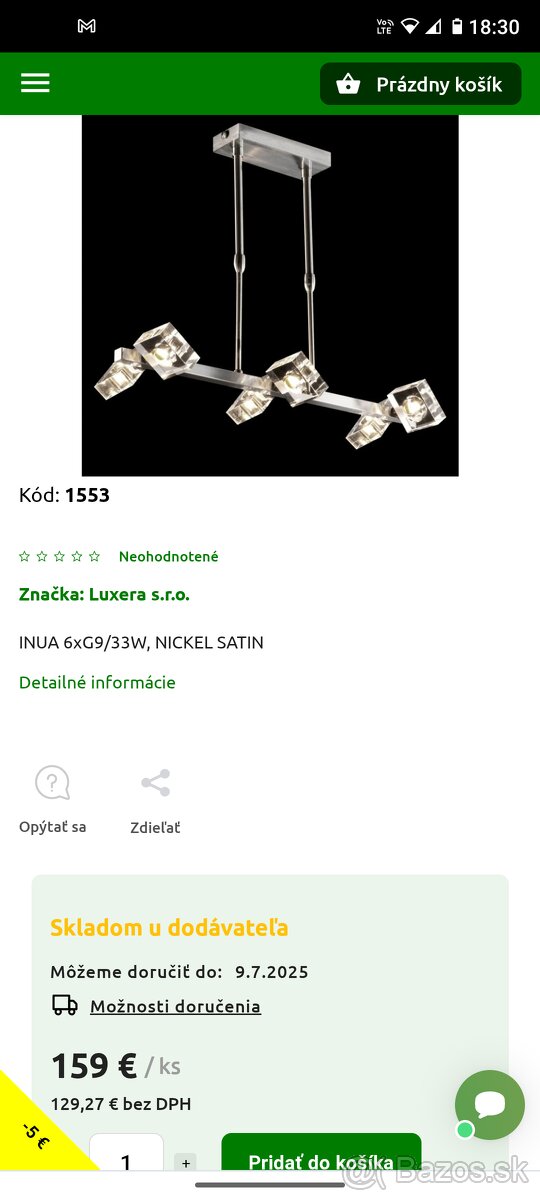 Stropné svietidlo luxera - 3