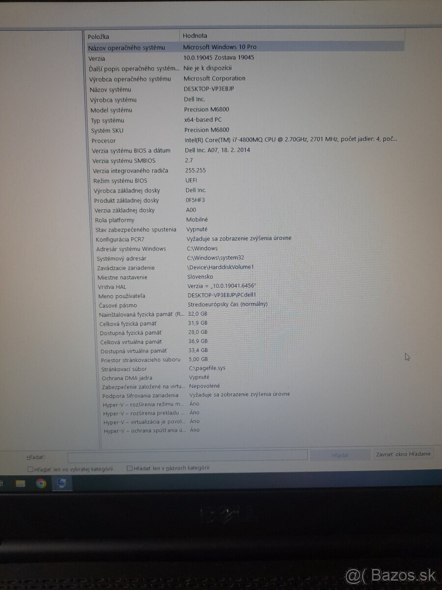 Notebook DELL latitude M6800 i7 graficky - 3