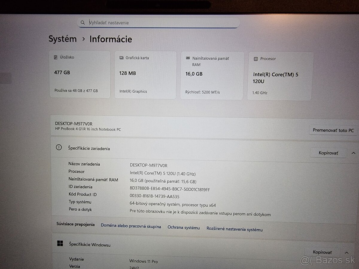 16" HP ProBook 4 G1i 16 - 3